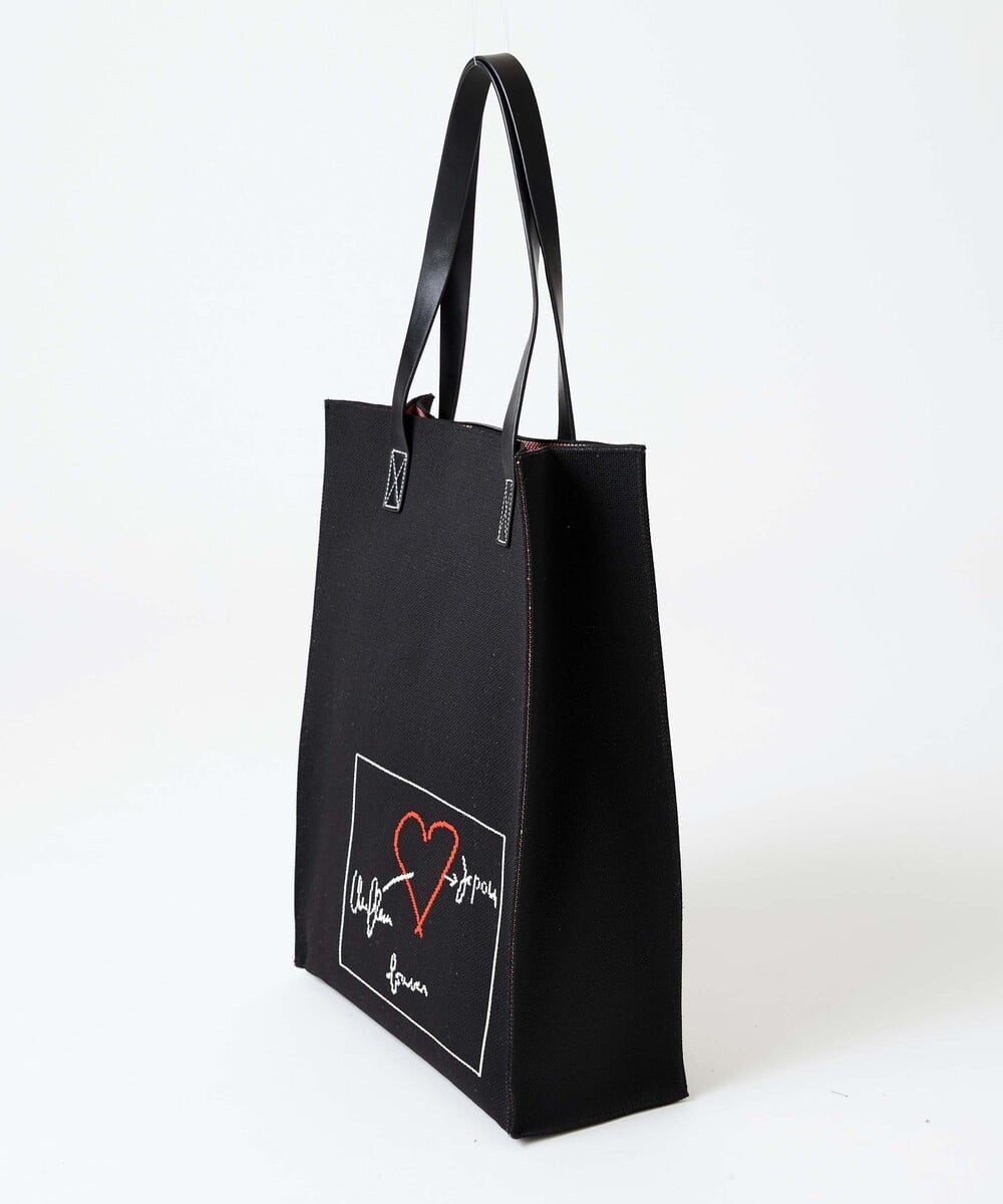 MS5AE01100 MK MICHEL KLEIN HOMME(MKミッシェルクランオム) ニットトートバッグ ブラック