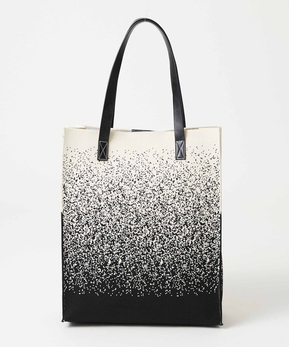 MS5AE02100 MK MICHEL KLEIN HOMME(MKミッシェルクランオム) ジャガードニットトートバッグ アイボリー