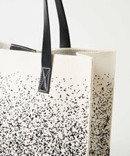 MS5AE02100 MK MICHEL KLEIN HOMME(MKミッシェルクランオム) ジャガードニットトートバッグ アイボリー