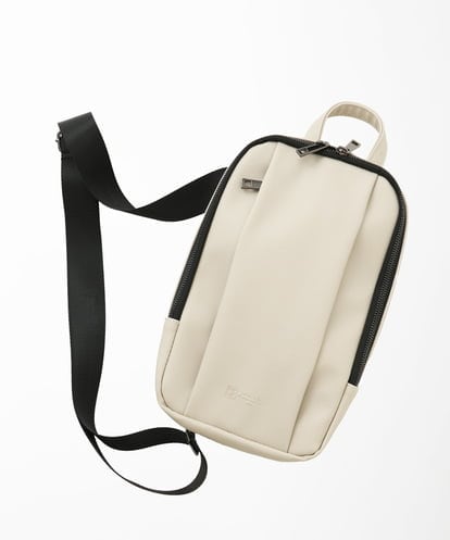 MS5AE49115 MK MICHEL KLEIN HOMME プリーツサフィアーノボディーバッグ