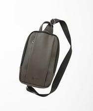 MS5AE49115 MK MICHEL KLEIN HOMME(MKミッシェルクランオム) プリーツサフィアーノボディーバッグ グレー