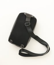 MS5AE49115 MK MICHEL KLEIN HOMME(MKミッシェルクランオム) プリーツサフィアーノボディーバッグ グレー