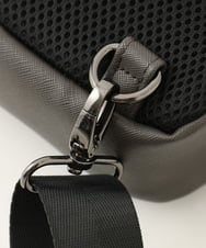 MS5AE49115 MK MICHEL KLEIN HOMME(MKミッシェルクランオム) プリーツサフィアーノボディーバッグ グレー
