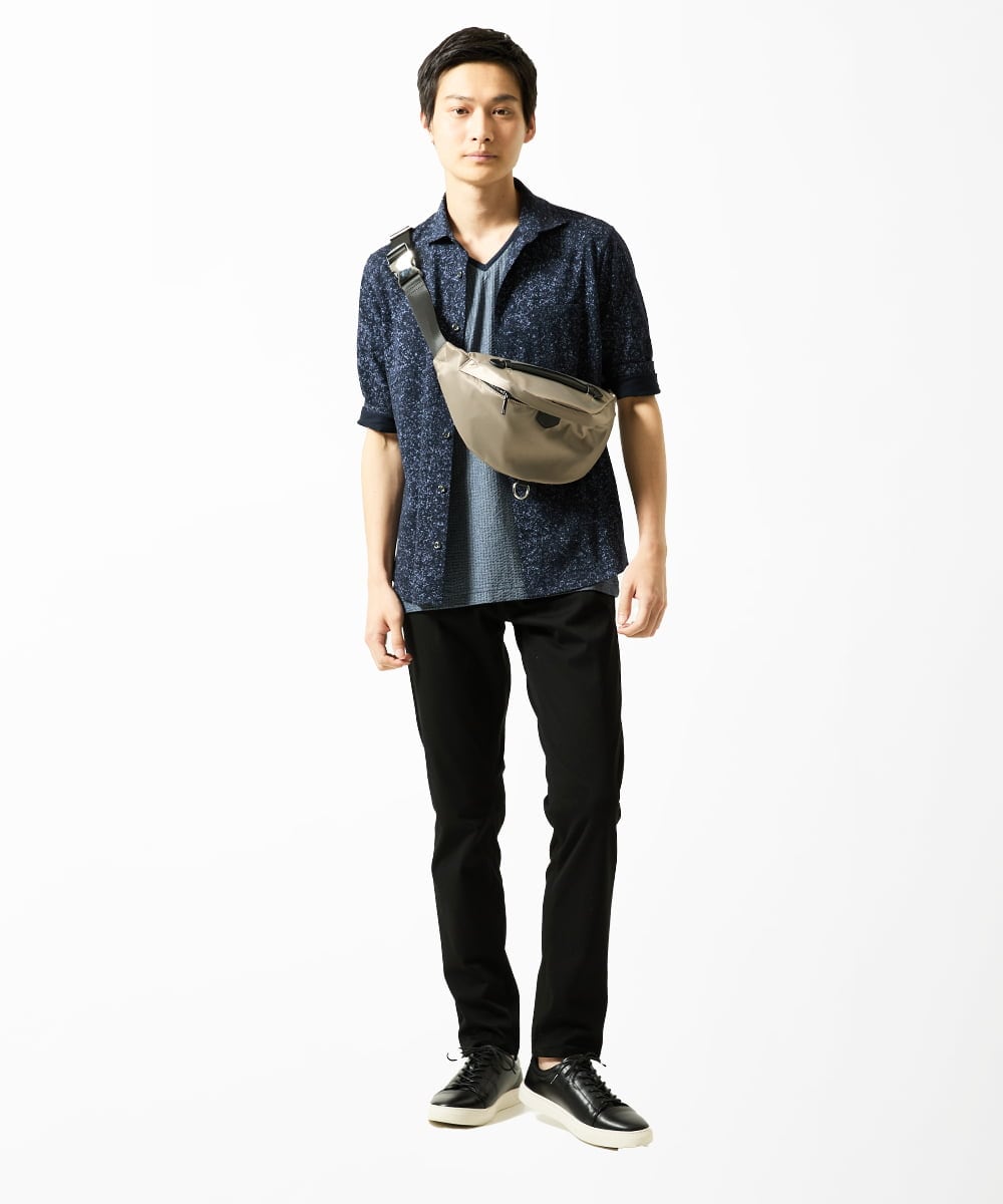 MS5AE70081 MK MICHEL KLEIN HOMME(MKミッシェルクランオム) ボディバッグ / 高密度ナイロン アイボリー