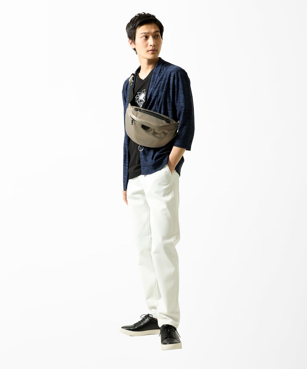 MS5AE70081 MK MICHEL KLEIN HOMME(MKミッシェルクランオム) ボディバッグ / 高密度ナイロン アイボリー