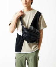 MS5AE70081 MK MICHEL KLEIN HOMME(MKミッシェルクランオム) ボディバッグ / 高密度ナイロン ブラック