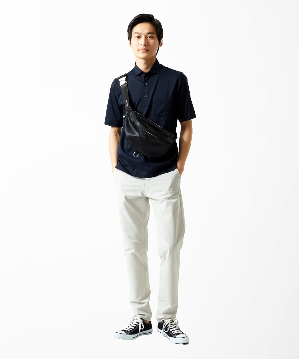 MS5AE70081 MK MICHEL KLEIN HOMME(MKミッシェルクランオム) ボディバッグ / 高密度ナイロン ブラック