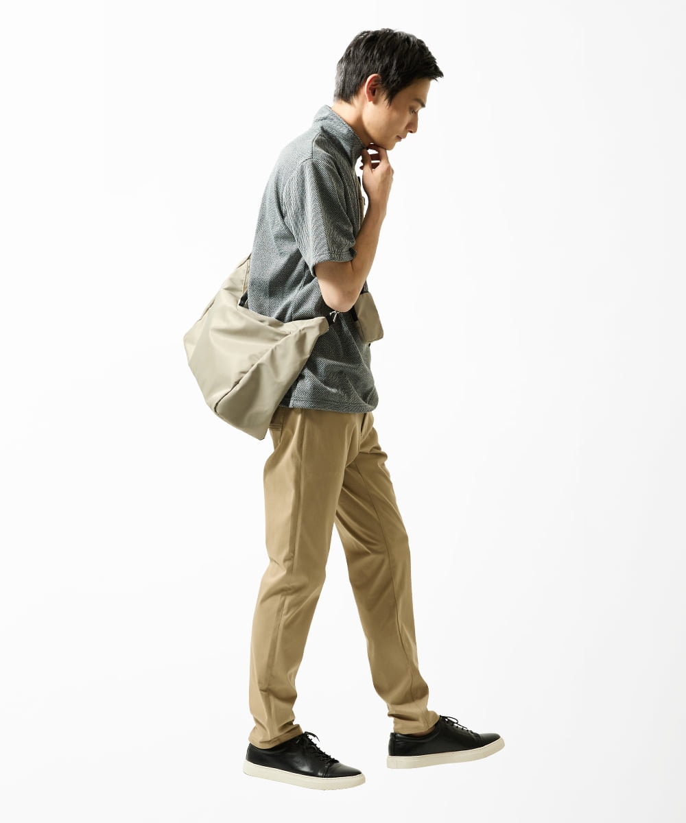MS5AE71100 MK MICHEL KLEIN HOMME(MKミッシェルクランオム) ワンショルダーバッグ / 高密度ナイロン　 アイボリー