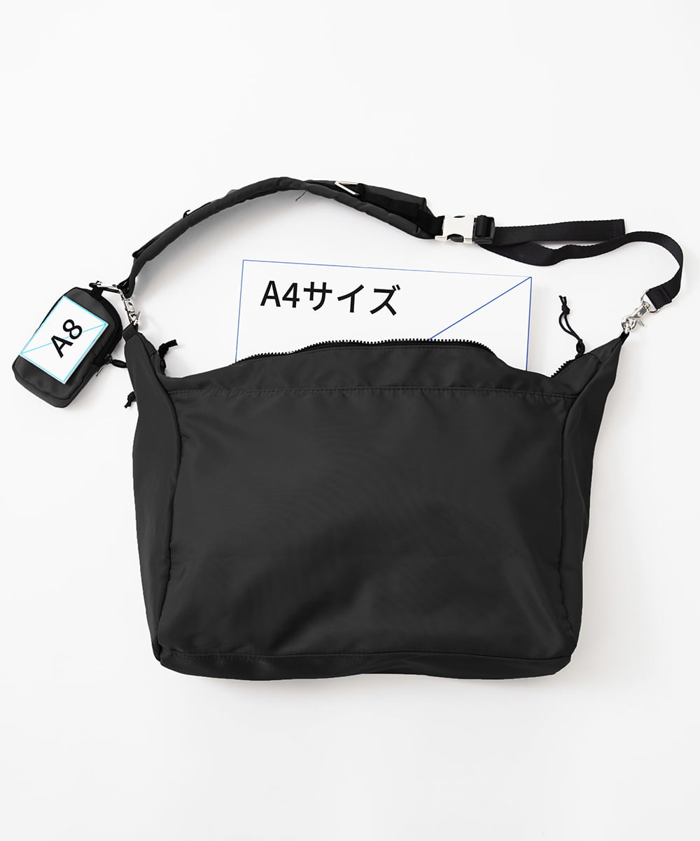 MS5AE71100 MK MICHEL KLEIN HOMME(MKミッシェルクランオム) ワンショルダーバッグ / 高密度ナイロン　 アイボリー