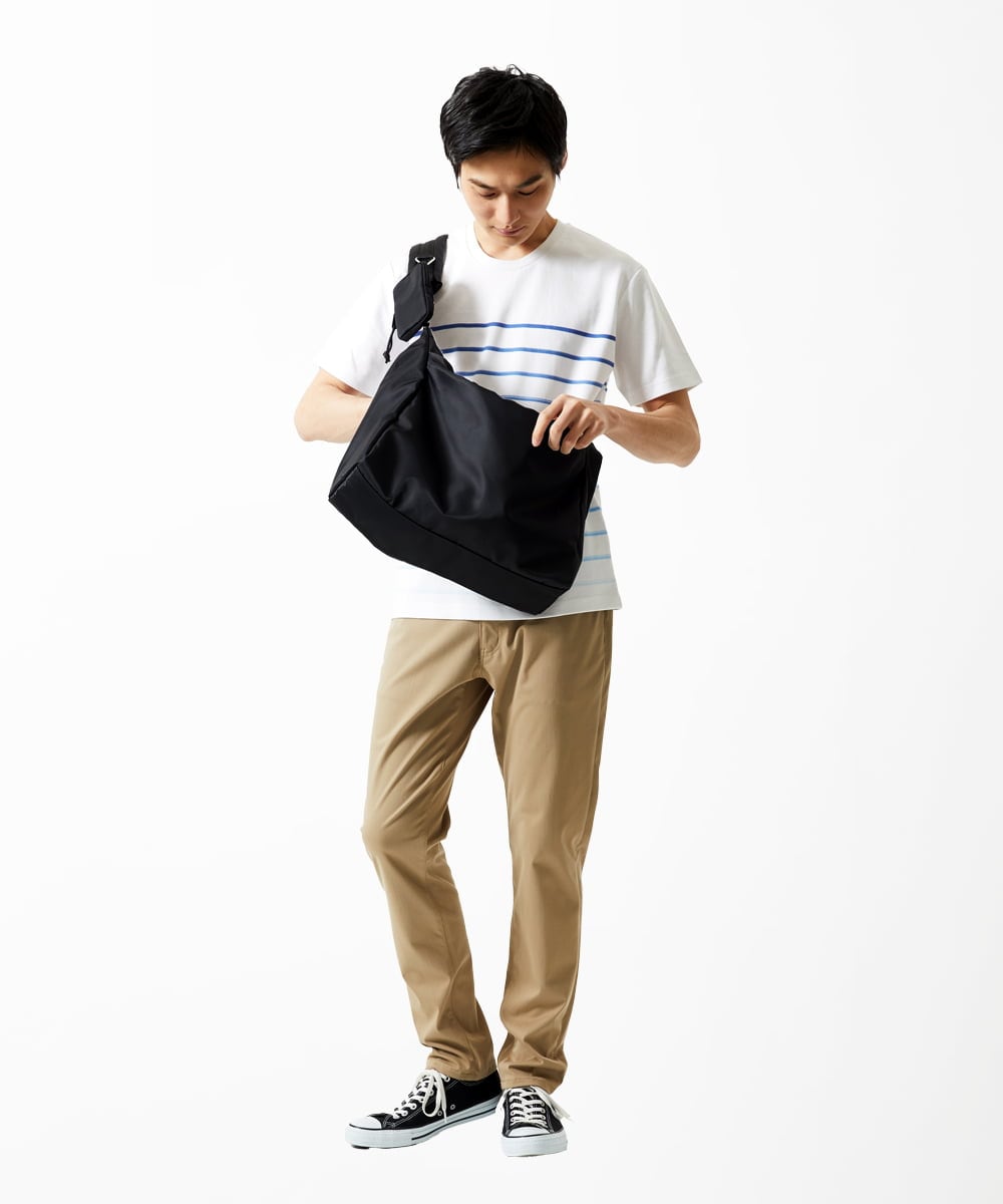 MS5AE71100 MK MICHEL KLEIN HOMME(MKミッシェルクランオム) ワンショルダーバッグ / 高密度ナイロン　 ブラック