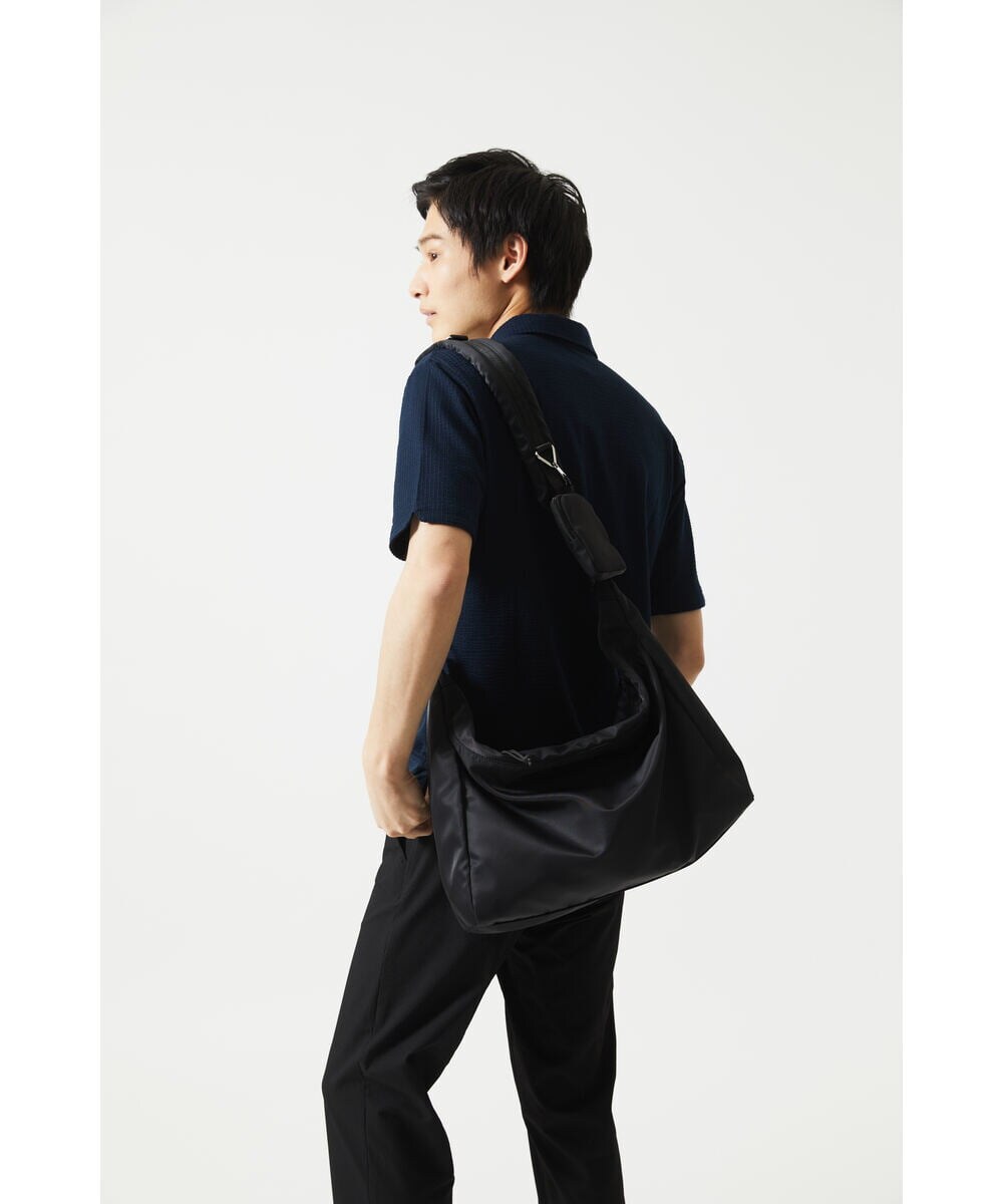 MS5AE71100 MK MICHEL KLEIN HOMME(MKミッシェルクランオム) ワンショルダーバッグ / 高密度ナイロン　 ブラック