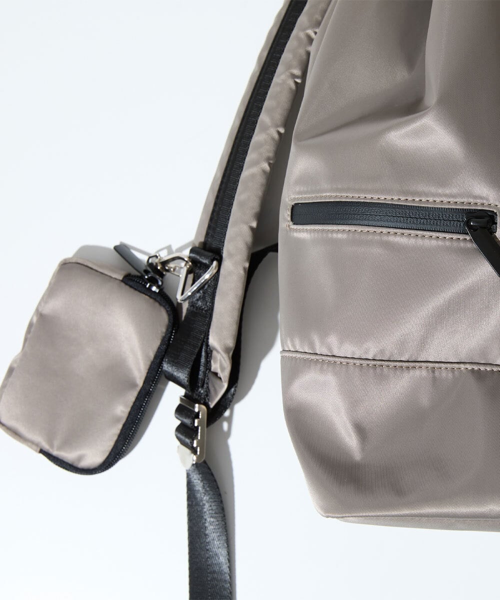 MS5AE72090 MK MICHEL KLEIN HOMME(MKミッシェルクランオム) ボクサーバッグ / 高密度ナイロン　 アイボリー