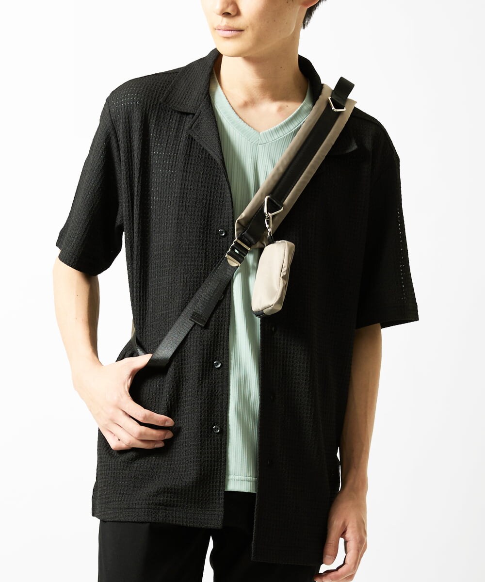 MS5AE72090 MK MICHEL KLEIN HOMME(MKミッシェルクランオム) ボクサーバッグ / 高密度ナイロン　 アイボリー