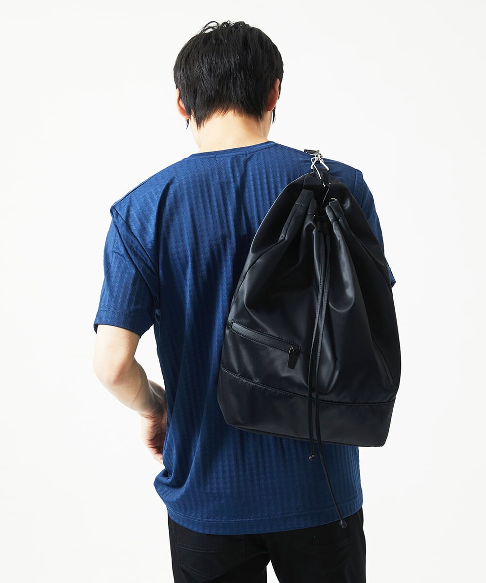 MS5AE72090 MK MICHEL KLEIN HOMME(MKミッシェルクランオム) ボクサーバッグ / 高密度ナイロン　 ブラック