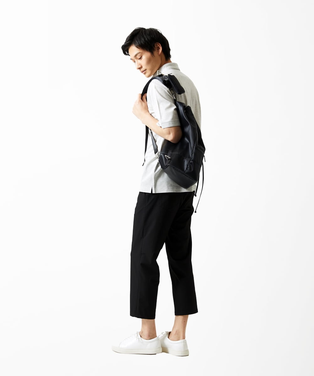 MS5AE72090 MK MICHEL KLEIN HOMME(MKミッシェルクランオム) ボクサーバッグ / 高密度ナイロン　 ブラック