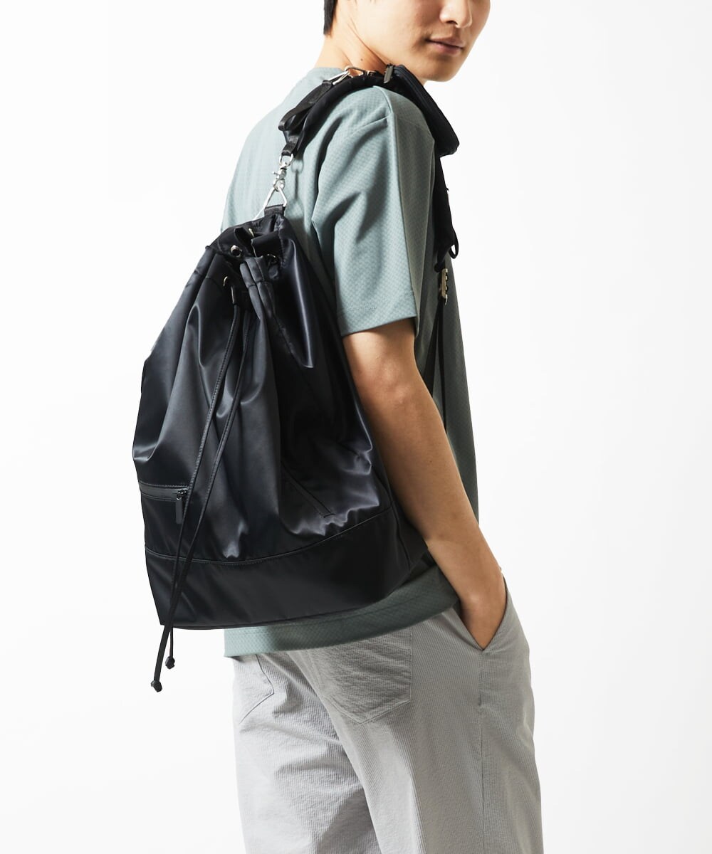 MS5AE72090 MK MICHEL KLEIN HOMME(MKミッシェルクランオム) ボクサーバッグ / 高密度ナイロン　 ブラック