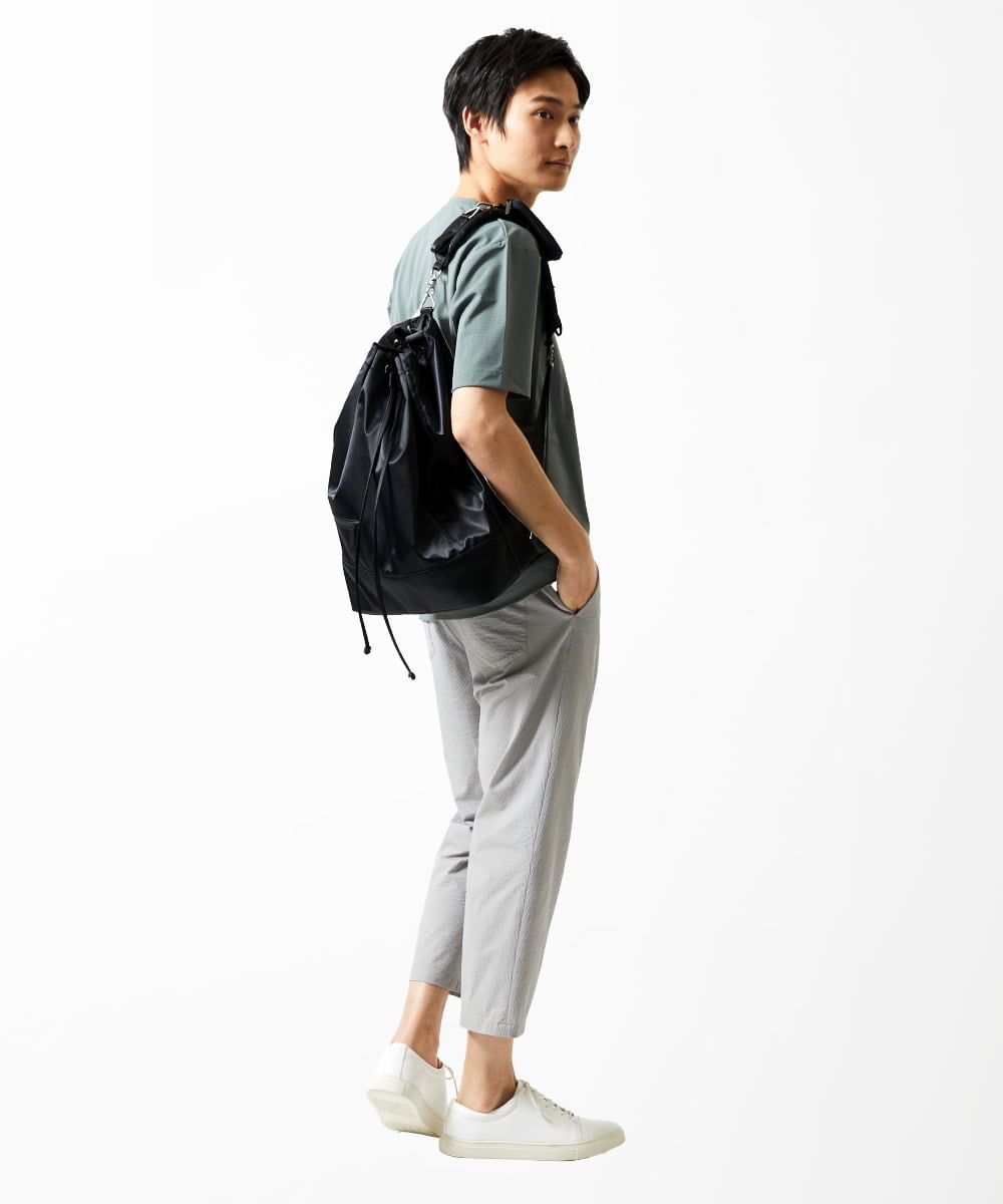 MS5AE72090 MK MICHEL KLEIN HOMME(MKミッシェルクランオム) ボクサーバッグ / 高密度ナイロン　 ブラック