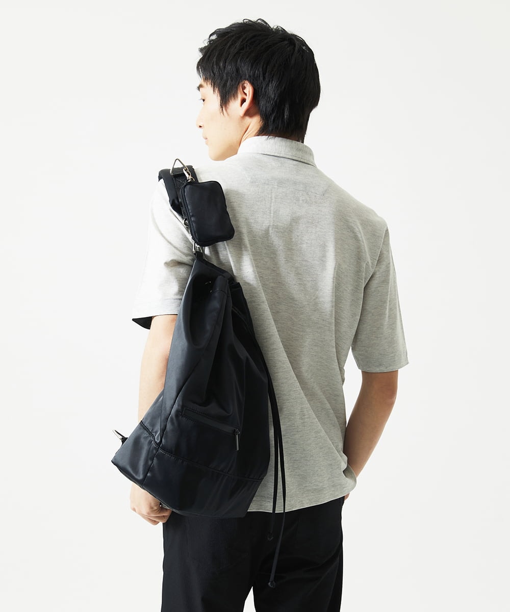 MS5AE72090 MK MICHEL KLEIN HOMME(MKミッシェルクランオム) ボクサーバッグ / 高密度ナイロン　 ブラック