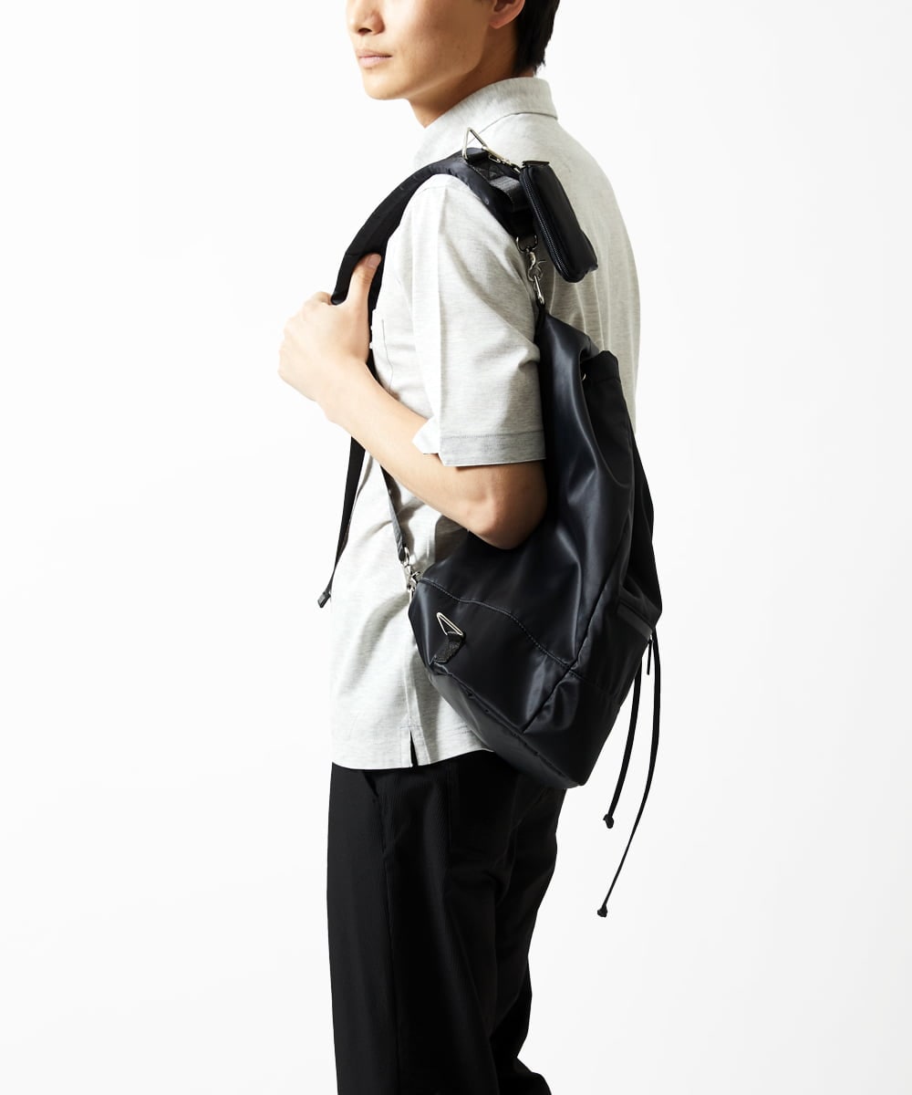 MS5AE72090 MK MICHEL KLEIN HOMME(MKミッシェルクランオム) ボクサーバッグ / 高密度ナイロン　 ブラック