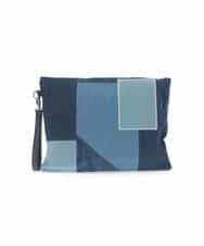 MS5GC19075 MK MICHEL KLEIN HOMME(MKミッシェルクランオム) パッチワークデザインバッグ ネイビー