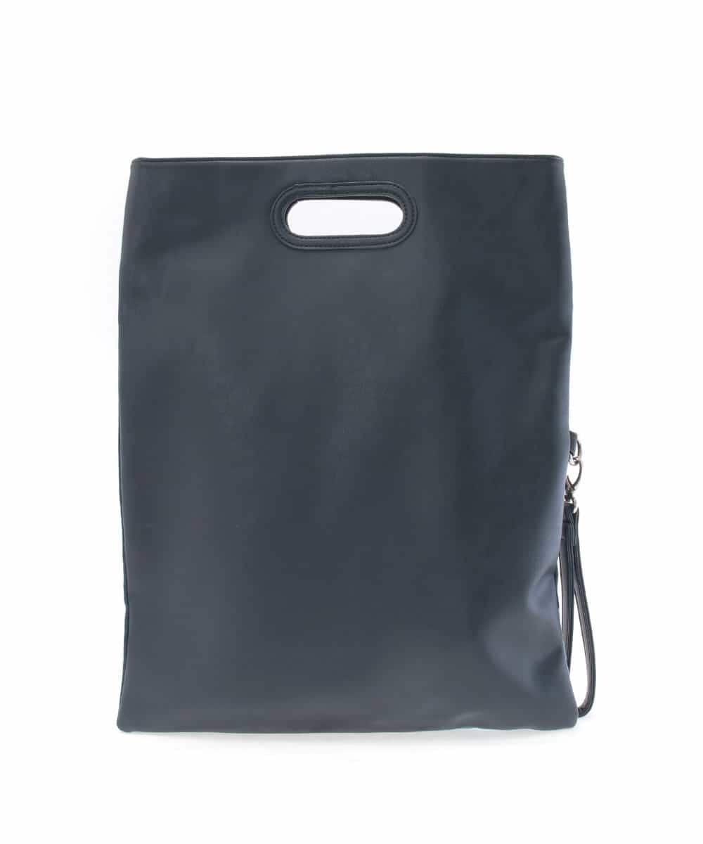 MS5GC19075 MK MICHEL KLEIN HOMME(MKミッシェルクランオム) パッチワークデザインバッグ ネイビー