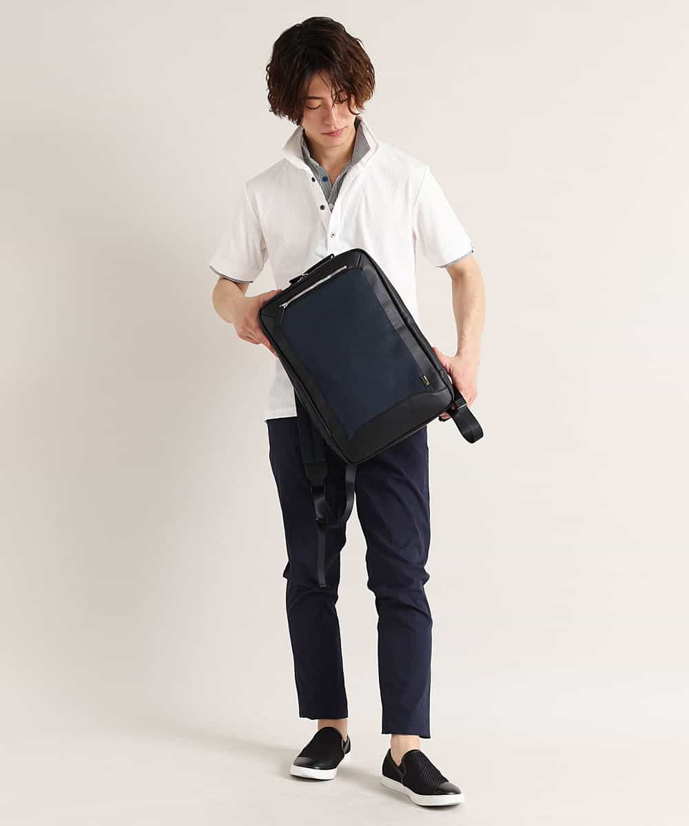 MS5GN27080 MK MICHEL KLEIN HOMME(MKミッシェルクランオム) “オンラインストア限定” CORDURA (コーデュラ）バックパック ネイビー