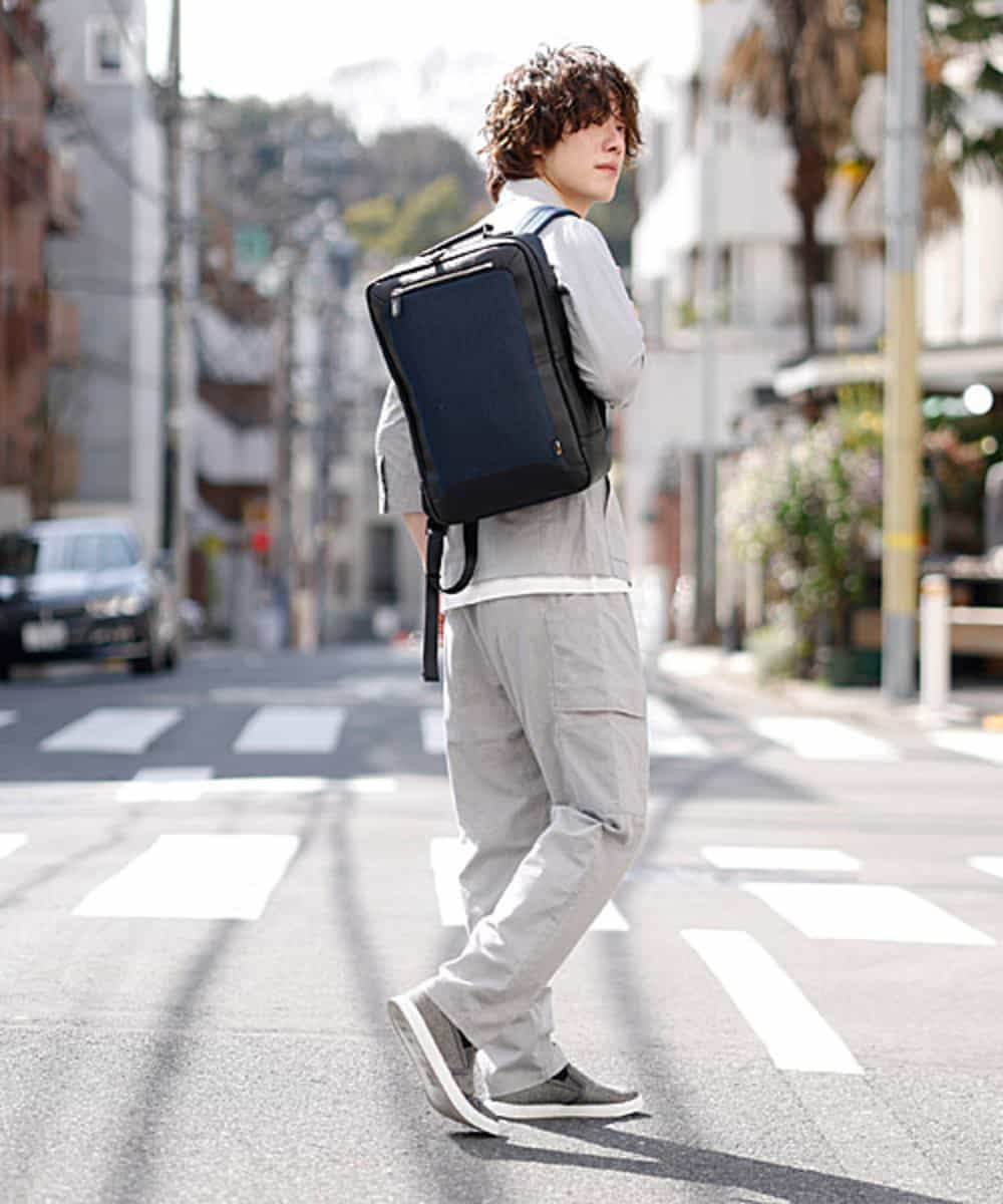 MS5GN27080 MK MICHEL KLEIN HOMME(MKミッシェルクランオム) “オンラインストア限定” CORDURA (コーデュラ）バックパック ネイビー