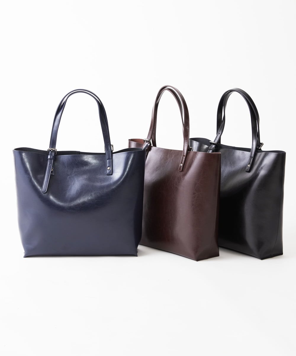 MS5GW40140 MK MICHEL KLEIN HOMME(MKミッシェルクランオム) スプリットレザー トートバッグ ブルー