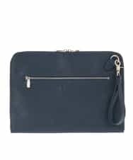 MS5JD12095 MK MICHEL KLEIN HOMME(MKミッシェルクランオム) 異素材ドッキングクラッチバック ネイビー