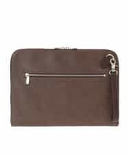 MS5JD12095 MK MICHEL KLEIN HOMME(MKミッシェルクランオム) 異素材ドッキングクラッチバック ブラウン