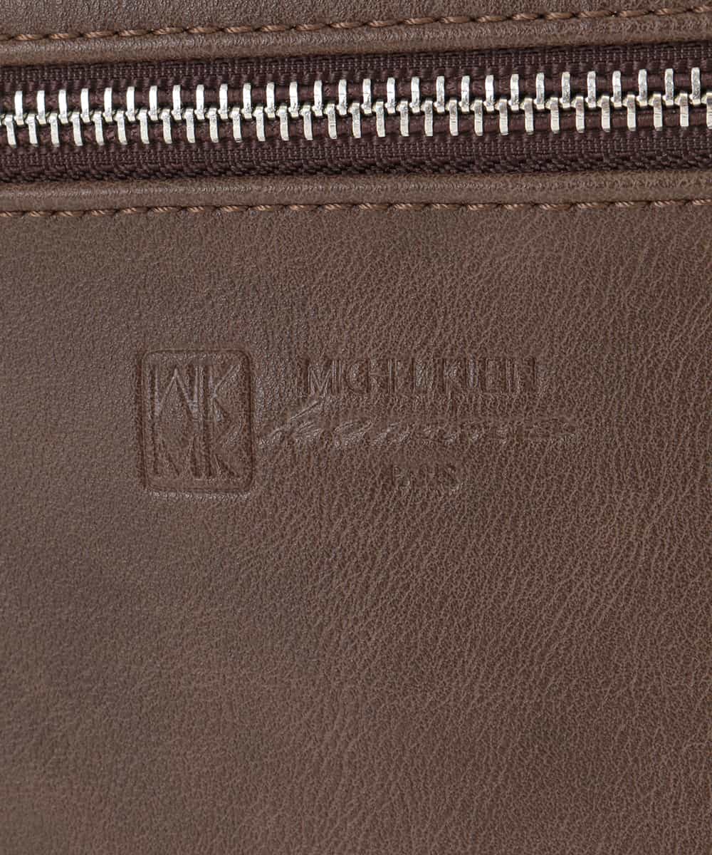 MS5JD12095 MK MICHEL KLEIN HOMME(MKミッシェルクランオム) 異素材ドッキングクラッチバック ブラウン