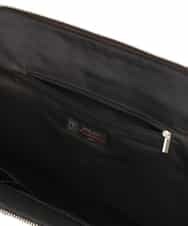 MS5JD12095 MK MICHEL KLEIN HOMME(MKミッシェルクランオム) 異素材ドッキングクラッチバック ブラウン
