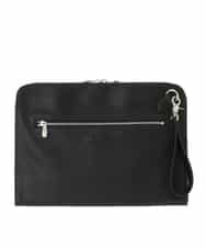 MS5JD12095 MK MICHEL KLEIN HOMME(MKミッシェルクランオム) 異素材ドッキングクラッチバック ブラック
