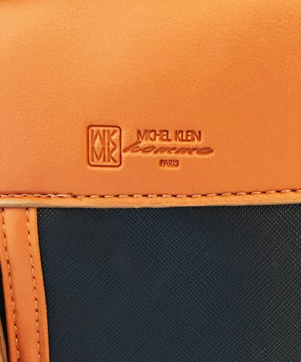 MS5JN23085 MK MICHEL KLEIN HOMME(MKミッシェルクランオム) サフィアーノボディバック ネイビー