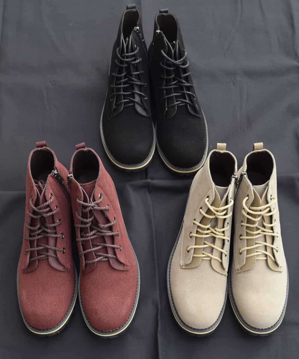 MS6AD01150 MK MICHEL KLEIN HOMME(MKミッシェルクランオム) サイドジップブーツ パープル
