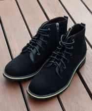 MS6AD01150 MK MICHEL KLEIN HOMME(MKミッシェルクランオム) サイドジップブーツ ブラック