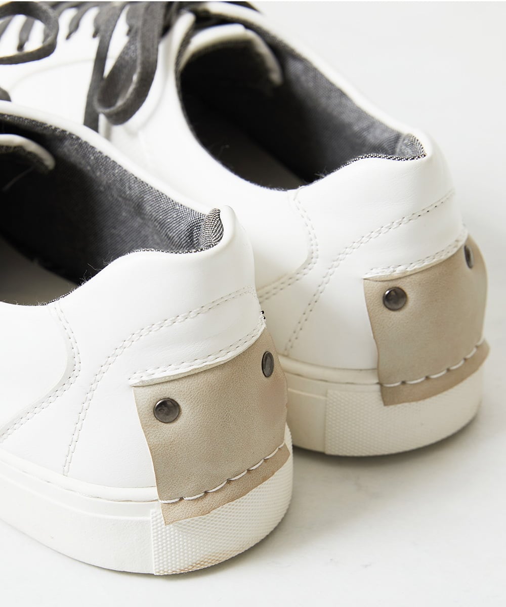MS6AE78110 MK MICHEL KLEIN HOMME(MKミッシェルクランオム) デザインスニーカー ホワイト
