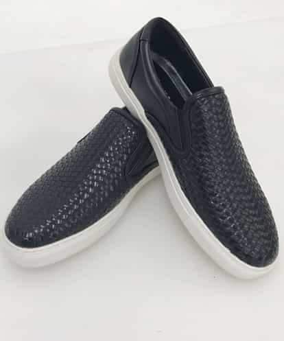 MS6AL25085 MK MICHEL KLEIN HOMME 編み込みスリッポン