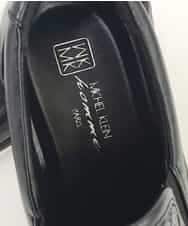 MS6AL25085 MK MICHEL KLEIN HOMME(MKミッシェルクランオム) 編み込みスリッポン ブラック