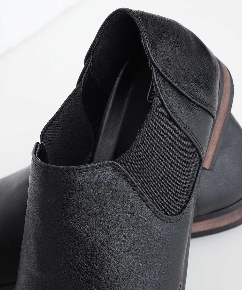 MS6AL28095 MK MICHEL KLEIN HOMME(MKミッシェルクランオム) シューズ／ショートサイドゴア ブラック