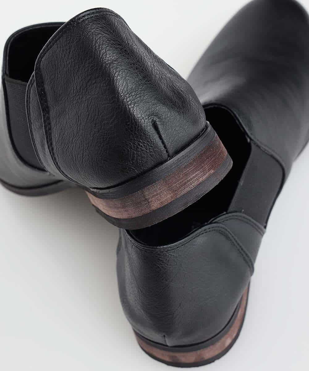 MS6AL28095 MK MICHEL KLEIN HOMME(MKミッシェルクランオム) シューズ／ショートサイドゴア ブラック