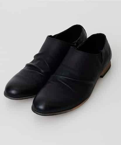 MK MICHEL KLEIN HOMME(MK ミッシェルクランオム) ドレープスリッポン ブラック/黒