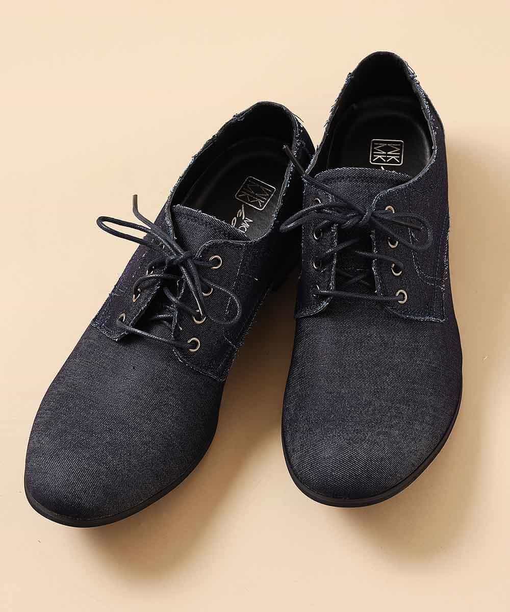 MS6DK62085 MK MICHEL KLEIN HOMME(MKミッシェルクランオム) インディゴプレーントゥ シューズ ネイビー