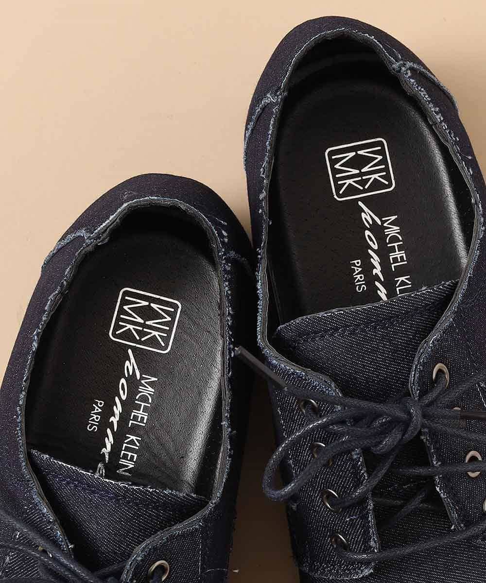 MS6DK62085 MK MICHEL KLEIN HOMME(MKミッシェルクランオム) インディゴプレーントゥ シューズ ネイビー