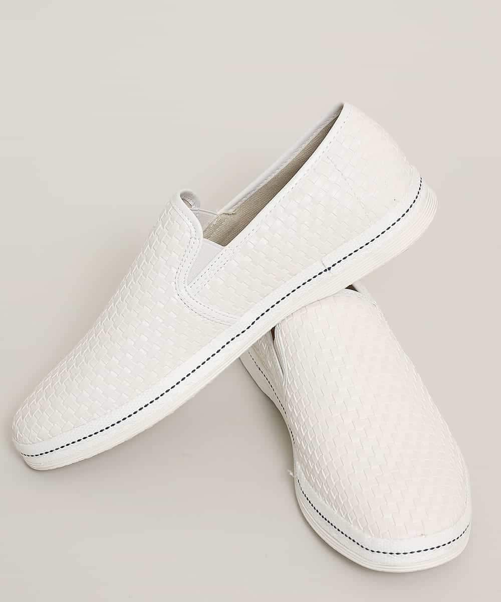 MS6FK43085 MK MICHEL KLEIN HOMME(MKミッシェルクランオム) イントレスリッポン ホワイト