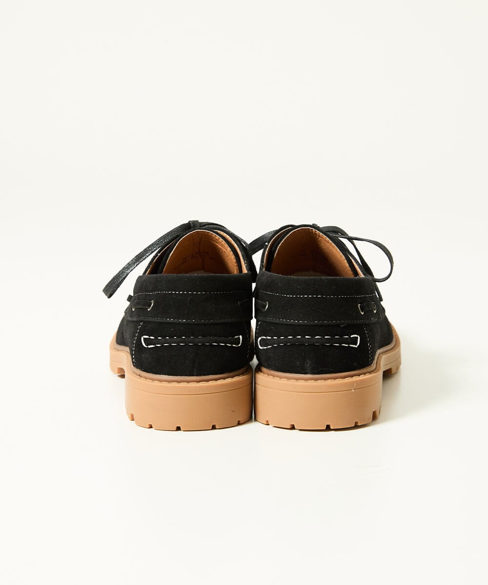 MS6GB03110 MK MICHEL KLEIN HOMME(MKミッシェルクランオム) スエードデッキシューズ ブラック