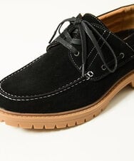 MS6GB03110 MK MICHEL KLEIN HOMME(MKミッシェルクランオム) スエードデッキシューズ ブラック
