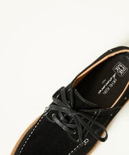 MS6GB03110 MK MICHEL KLEIN HOMME(MKミッシェルクランオム) スエードデッキシューズ ブラック