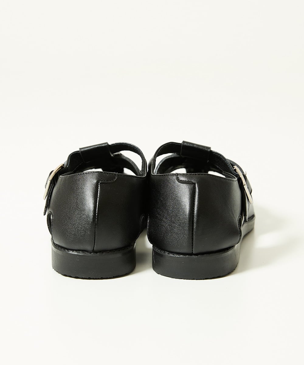 MS6GB06110 MK MICHEL KLEIN HOMME(MKミッシェルクランオム) グルカサンダル ブラック