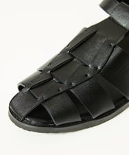 MS6GB06110 MK MICHEL KLEIN HOMME(MKミッシェルクランオム) グルカサンダル ブラック